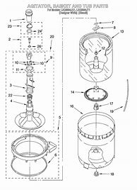 Image result for Whirlpool Washer Agitator Parts Diagram