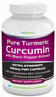 Image result for Standardized Turmeric Curcumin Complex W/ Black Pepper, 1000 Mg, 180 Quick Release Capsules, 2 Bottles