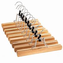 Image result for wooden pants hangers