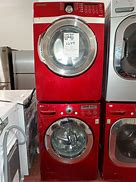 Image result for Washer and Dryer Set in Red