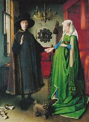 Image result for The Arnolfini Portrait by Jan van Eyck