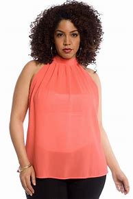 Image result for Plus Size Neck Top