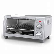 Image result for BLACK+DECKER 4 Slice Toaster Oven - Silver - TO1700SG
