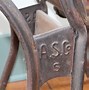 Image result for Antique Student Desk with Attached Chair
