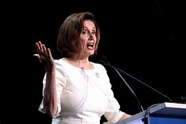 Image result for Nancy Pelosi Pres Conference with Sign