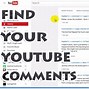 Image result for YouTube Comment Search