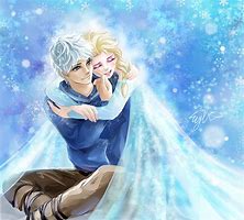 Image result for Elsa and Jack Frost