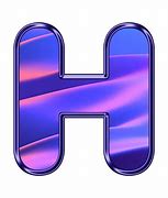 Image result for Purple Letter H