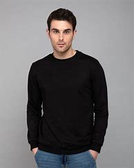 Image result for Ribbed Shoulders Black Sweater Men