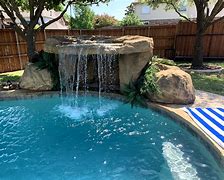 Image result for Stone Pool Waterfall