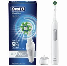 Image result for Oral-B Pro 1000 Rechargable Electric Toothbrush (109312)