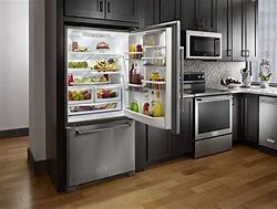 Image result for Refrigerators Stainless Steel Modern