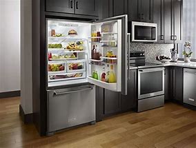 Image result for Bottom Freezer Built in Refrigerator
