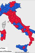 Image result for Italian Parliament Election Map