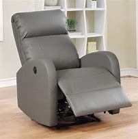 Image result for Grey Leather Recliner