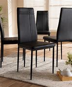 Image result for Black Dining Room Chairs