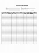 Image result for Employee Earnings Record Template