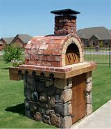 Image result for Built in Wood Fired Pizza Oven