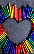 Image result for Crayons Hearts Wallpapers