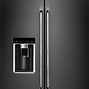 Image result for cabinet depth refrigerator black