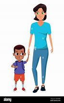 Image result for Single Parent Family Cartoon