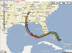Image result for Hurricane Katrina Track Map