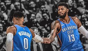 Image result for Russell Westbrook Paul George Wallpaper