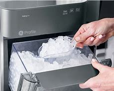 Image result for GE Profile - Opal 2.0 24 Lb. Portable Ice Maker With Nugget Ice Production And Built-In Wifi - Stainless Steel