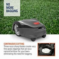 Image result for Husqvarna 8.66 in. 0.4 Acre Automower 115H Connect Robotic Lawn Mower