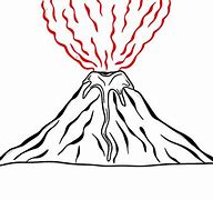 Image result for Sketch Heading for Volcano