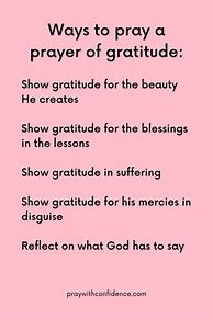 Image result for Gratitude Prayer