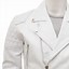 Image result for White Leather Biker Jacket