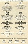 Image result for Chipotle Mexican Grill Menu Prices