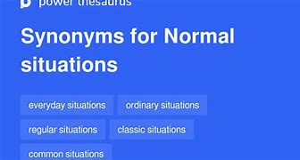 Image result for Normal Synonym