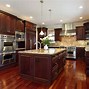 Image result for Kitchen Cabinets with Dark Glass
