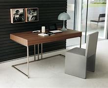 Image result for Contemporary White Desk
