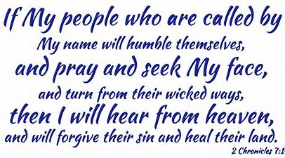 Image result for 2 chronicles 7:14