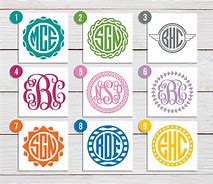 Image result for Monogram Stickers