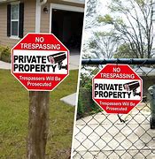 Image result for private property signs