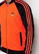 Image result for Adidas Track Jacket Orange