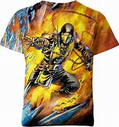 Image result for Scorpion Mortal Kombat Shirt