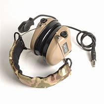 Image result for Headphones Standard Gray Black Military