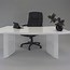 Image result for Office Desk Cerved White