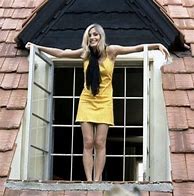 Image result for Sharon Tate Yellow Outfit