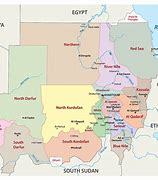 Image result for Map of Sudan and Darfur