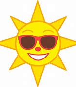 Image result for Sun with Glass Clip Art