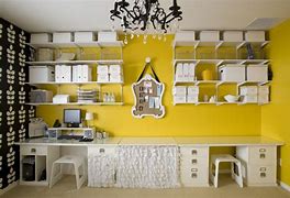 Image result for Yellow Home Office Ideas