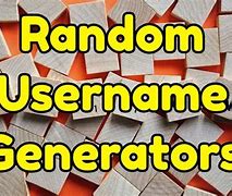 Image result for Random Username Generator