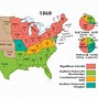 Image result for United States of America 1860 Map