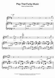 Image result for Play That Funky Music Sheet Music